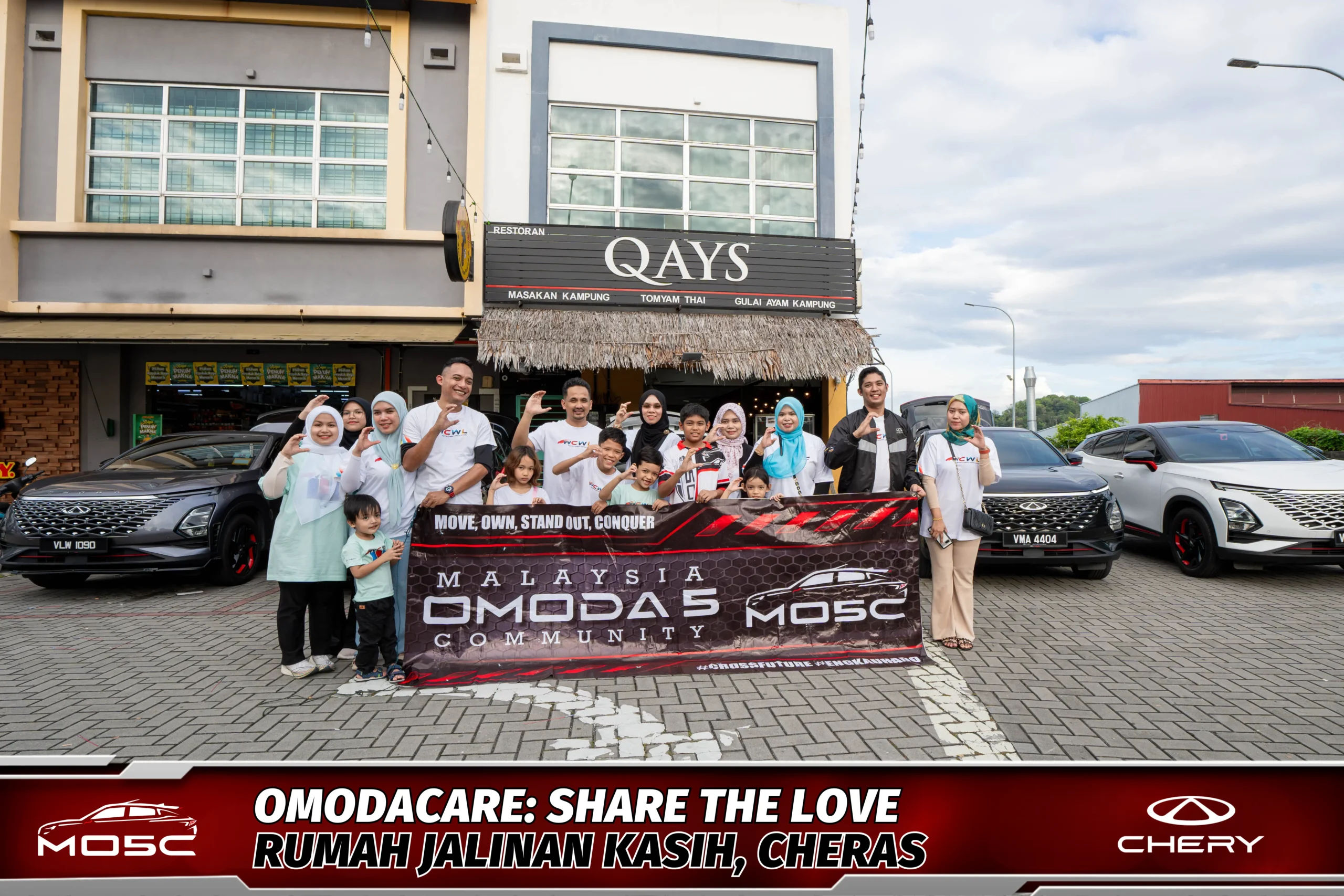 Komuniti Omoda 5 Malaysia OMODACARE Kongsi Kasih bersama Rumah Jalinan Kasih Cheras